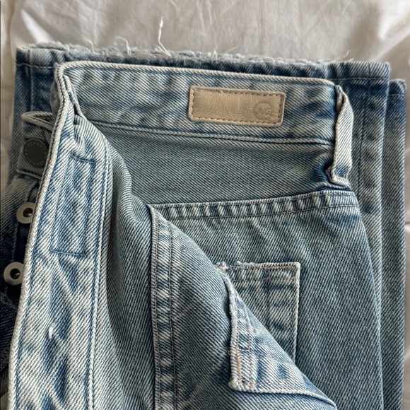 AG Jeans - Distressed Light Blue Jeans - Picture 4 of 4